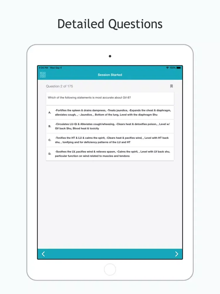 Скриншоты NCCAOM Acupuncture Prep. iPad 