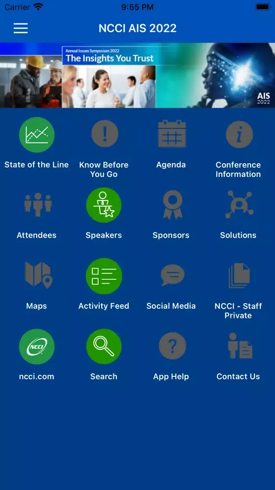Zrzuty ekranu NCCI Events