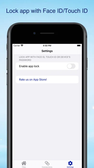 Tangkapan skrin Easy Files - Wifi transfer