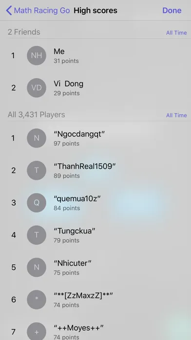 Math Racing Go 스크린샷
