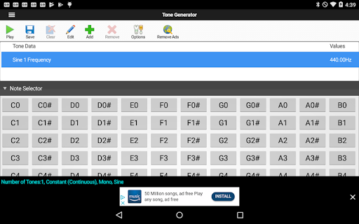 ToneGen Tone Generator Screenshots