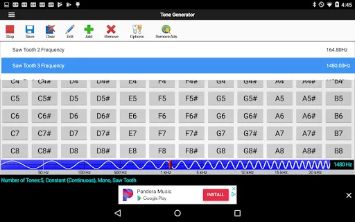 Screenshot di ToneGen Tone Generator