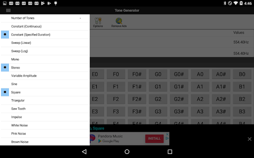 ToneGen Tone Generator Screenshots