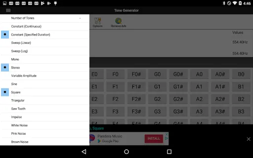 Screenshot di ToneGen Tone Generator