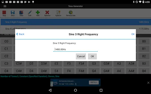 Screenshot di ToneGen Tone Generator