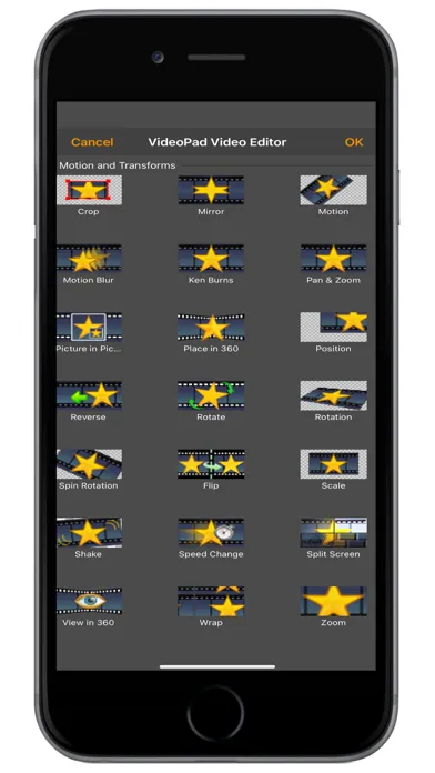 Скриншоты VideoPad - Video Editor