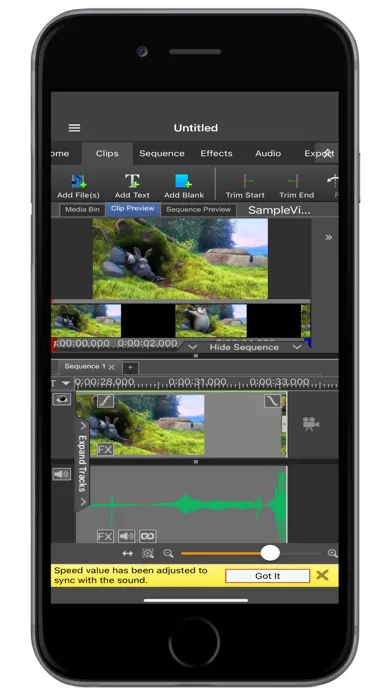 Скриншоты VideoPad - Video Editor