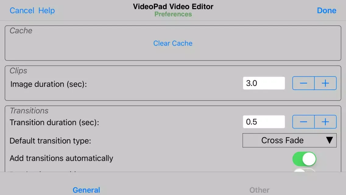 VideoPad Master's Edition Screenshots