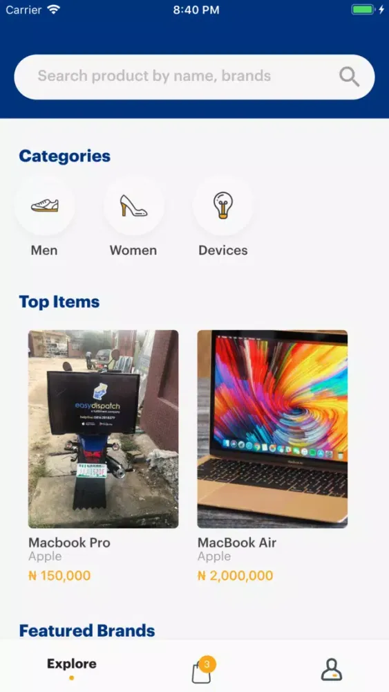 ภาพหน้าจอของ Shopeasy NG