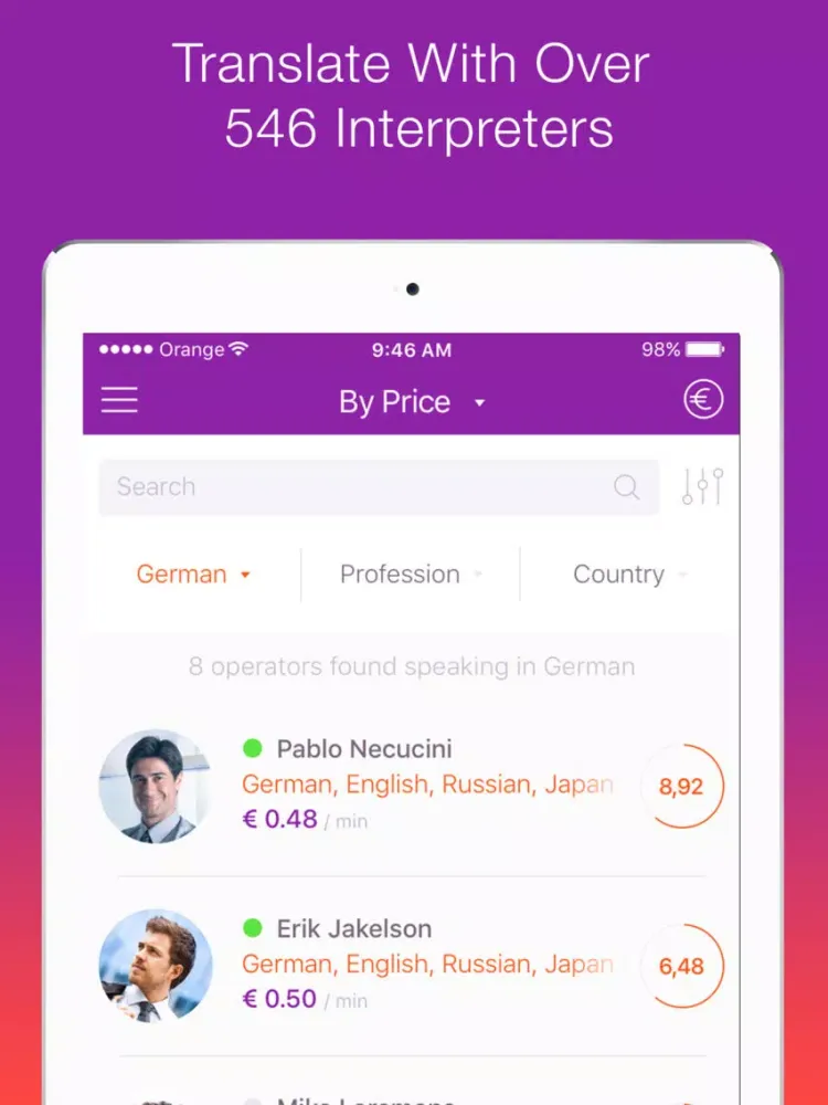 Captures d'écran de Qtok - Speak and Translate for Me iPad 