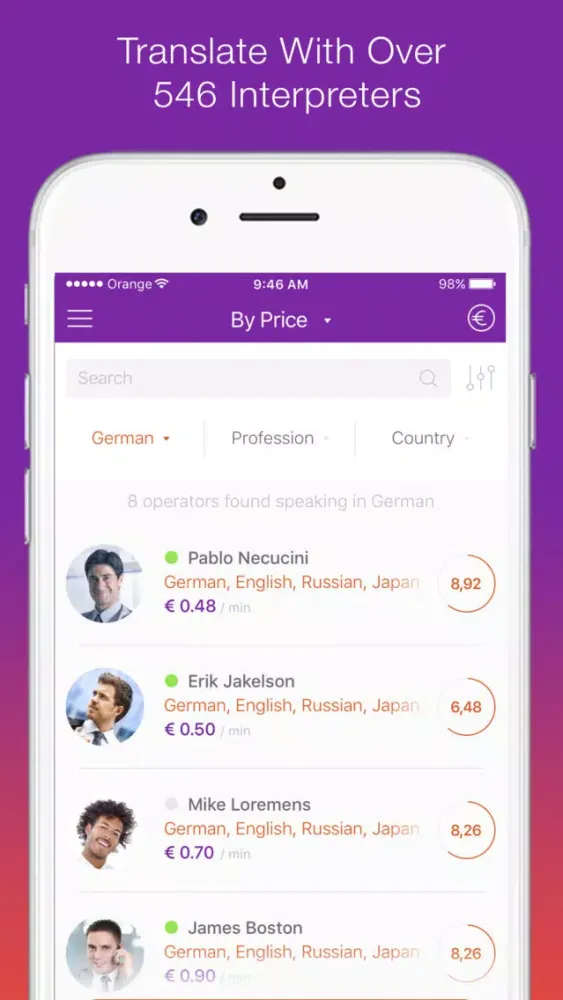 Captures d'écran de Qtok - Speak and Translate for Me