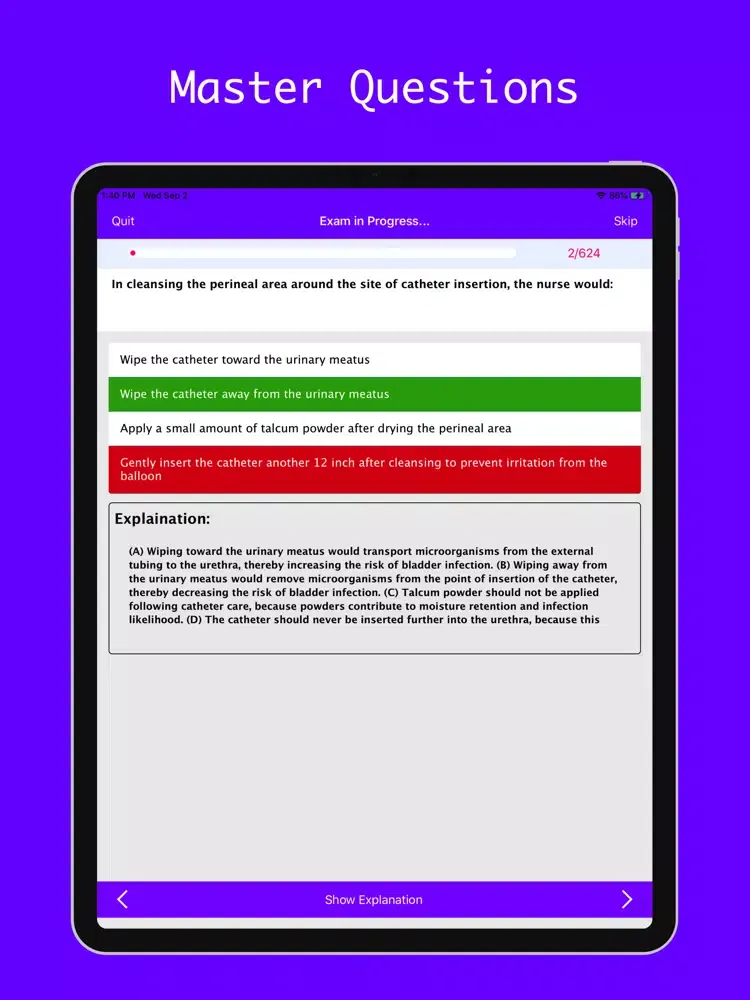 NCLEX PR-RN PREP iPad 应用截图
