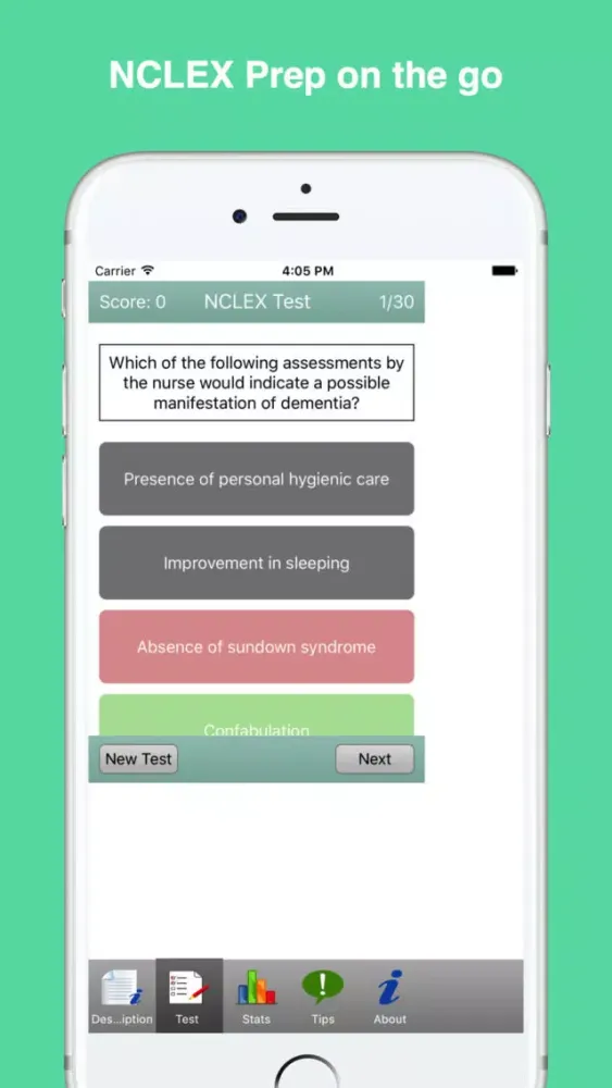 Screenshot di NCLEX-RN Test Preparation