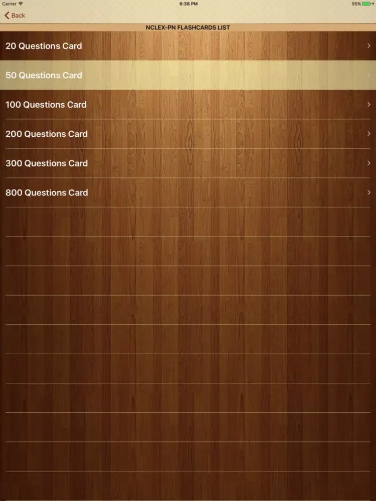 Скриншоты NCLEX-PN Flashcards iPad 