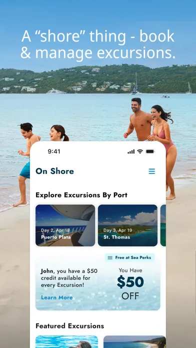 Captures d'écran de Norwegian Cruise Line