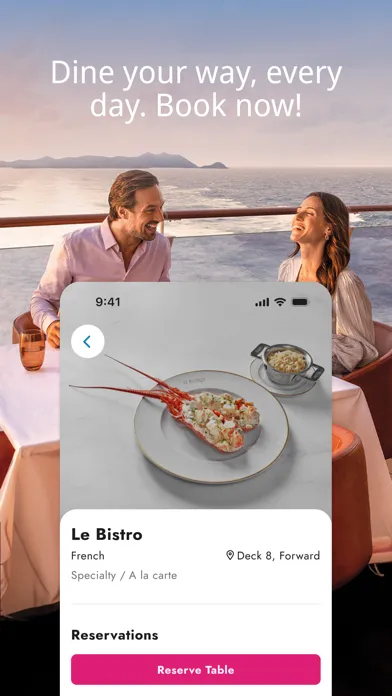 Captures d'écran de Norwegian Cruise Line