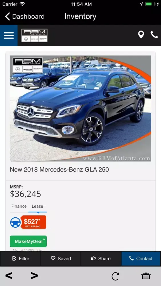 Ảnh chụp màn hình của RBM of Atlanta: Mercedes-Benz