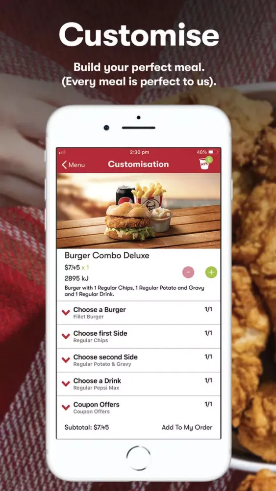 KFC - Order On The Go স্ক্রিনশট