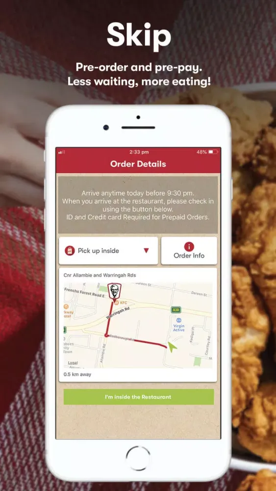 KFC - Order On The Go স্ক্রিনশট