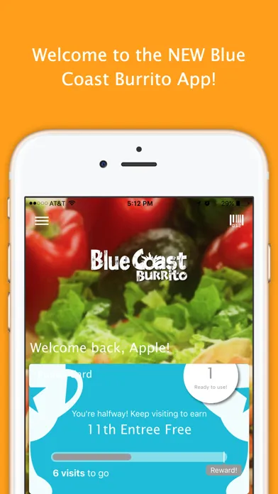 Blue Coast Burrito App应用截图