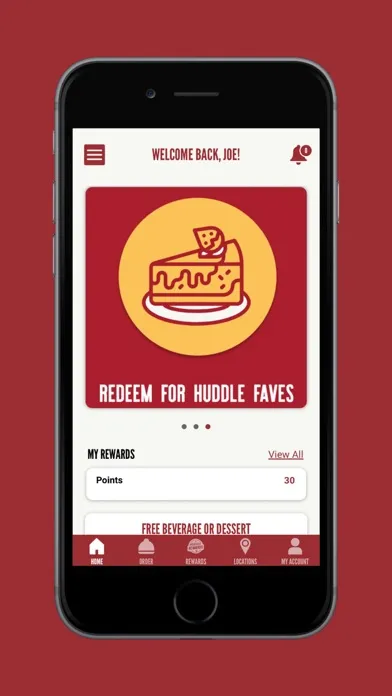Huddle House App スクリーンショット