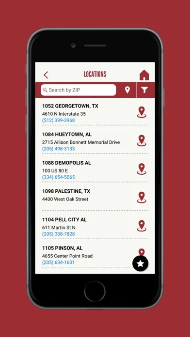 Huddle House App スクリーンショット