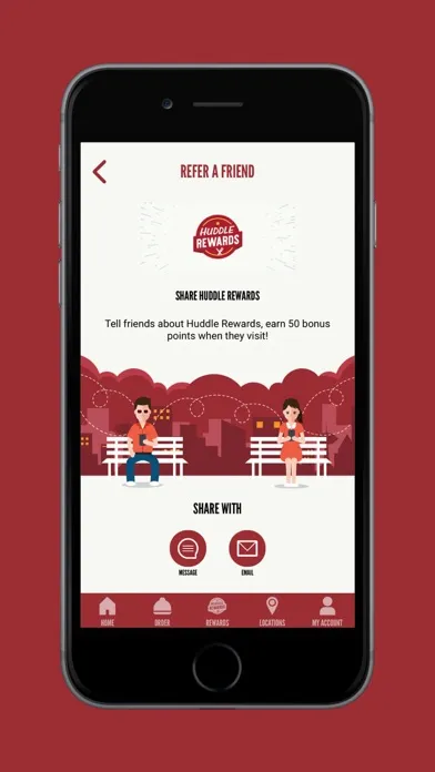 Huddle House App スクリーンショット