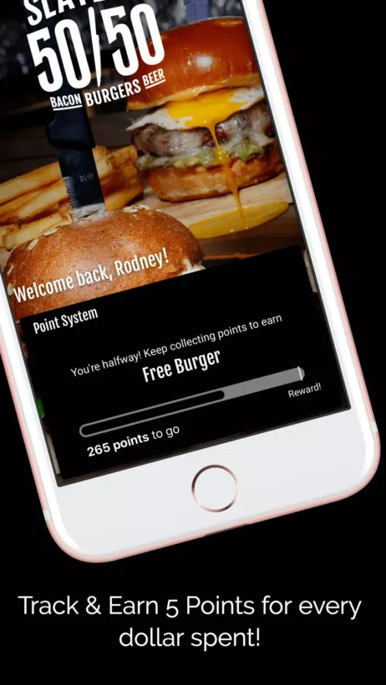 ภาพหน้าจอของ Slaters5050 Burgers Bacon Beer