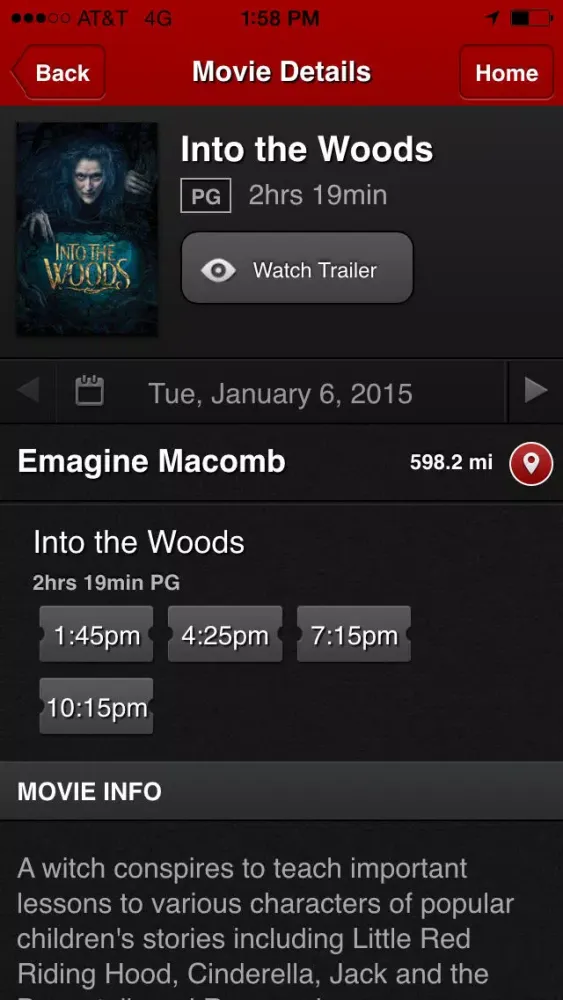 Emagine Macomb スクリーンショット