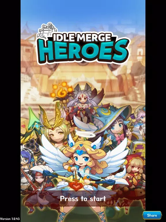 Idle merge heroes iPad  スクリーンショット