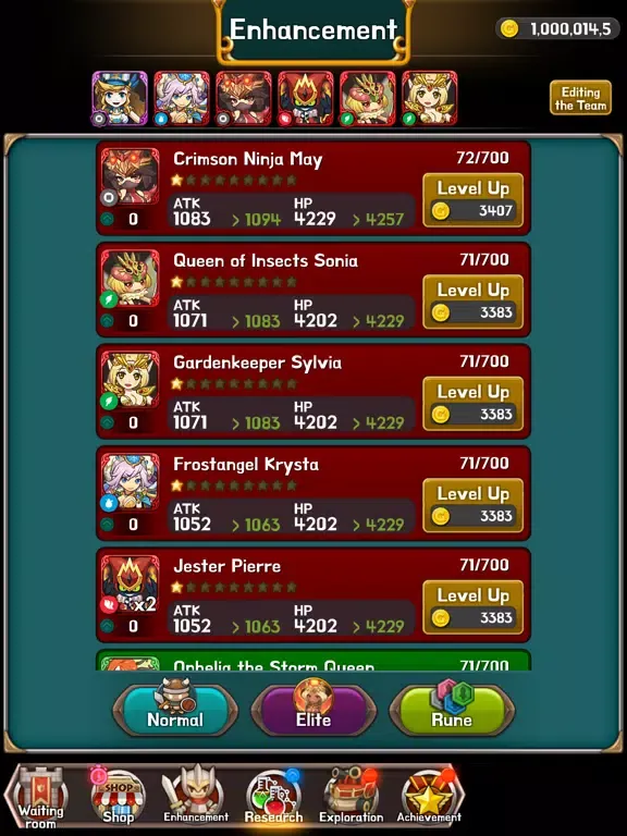 Idle merge heroes iPad  スクリーンショット