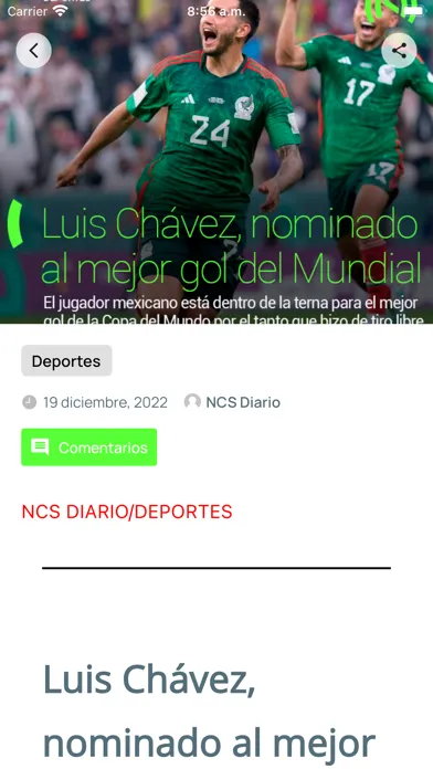 Tangkapan layar NCS Campeche
