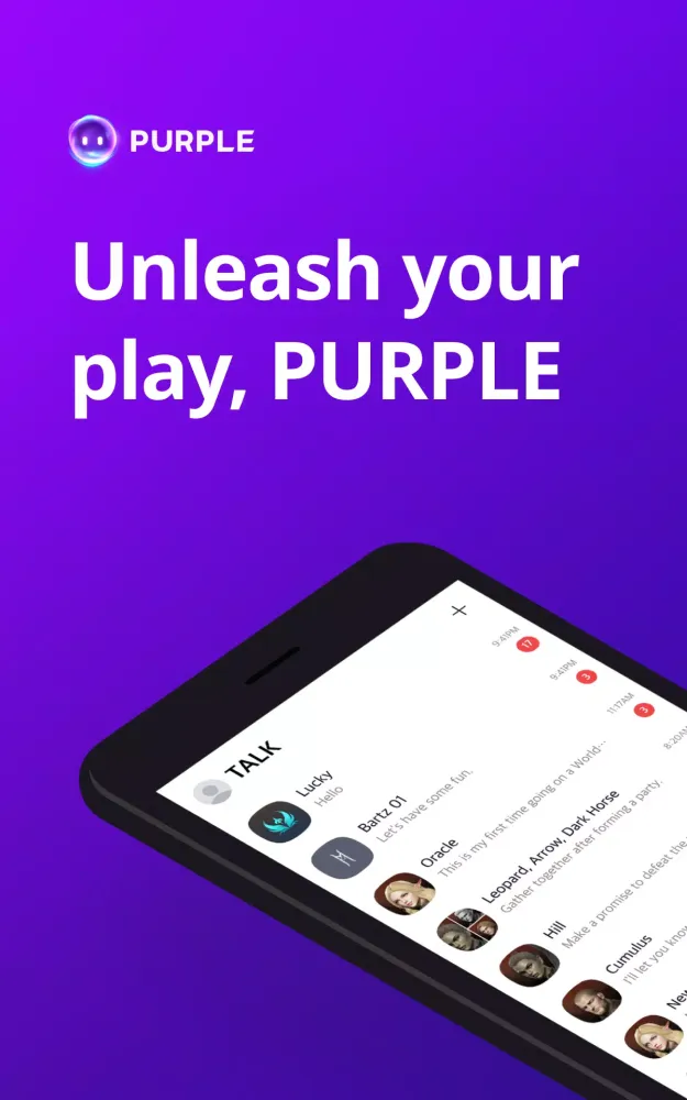 Zrzuty ekranu PURPLE