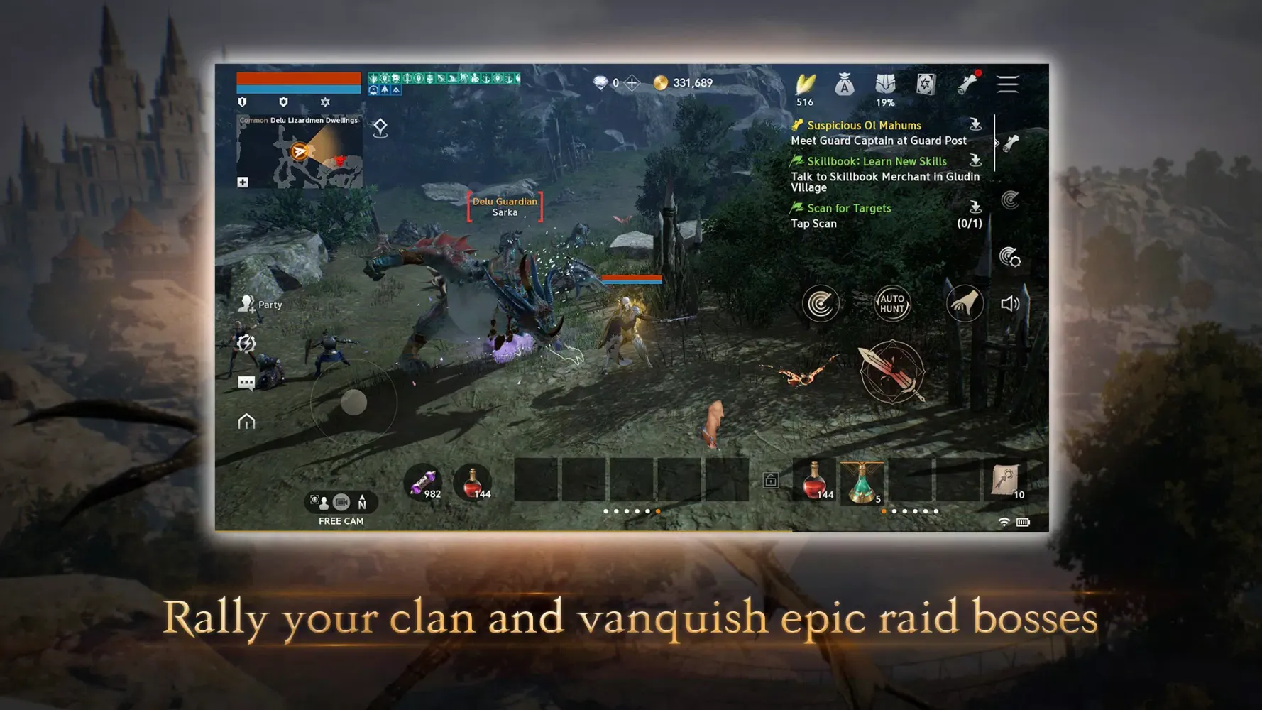 Screenshot di Lineage2M