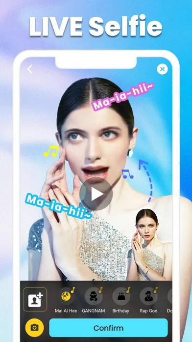 Screenshot di RePic-AI Face Changer App