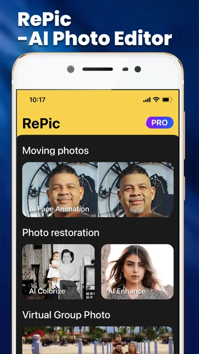 Screenshot di RePic-AI Face Changer App