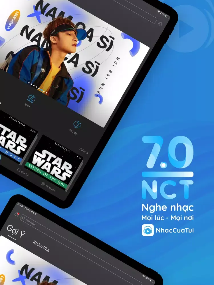 NCT - NhacCuaTui - Nhạc MP3 iPad 应用截图