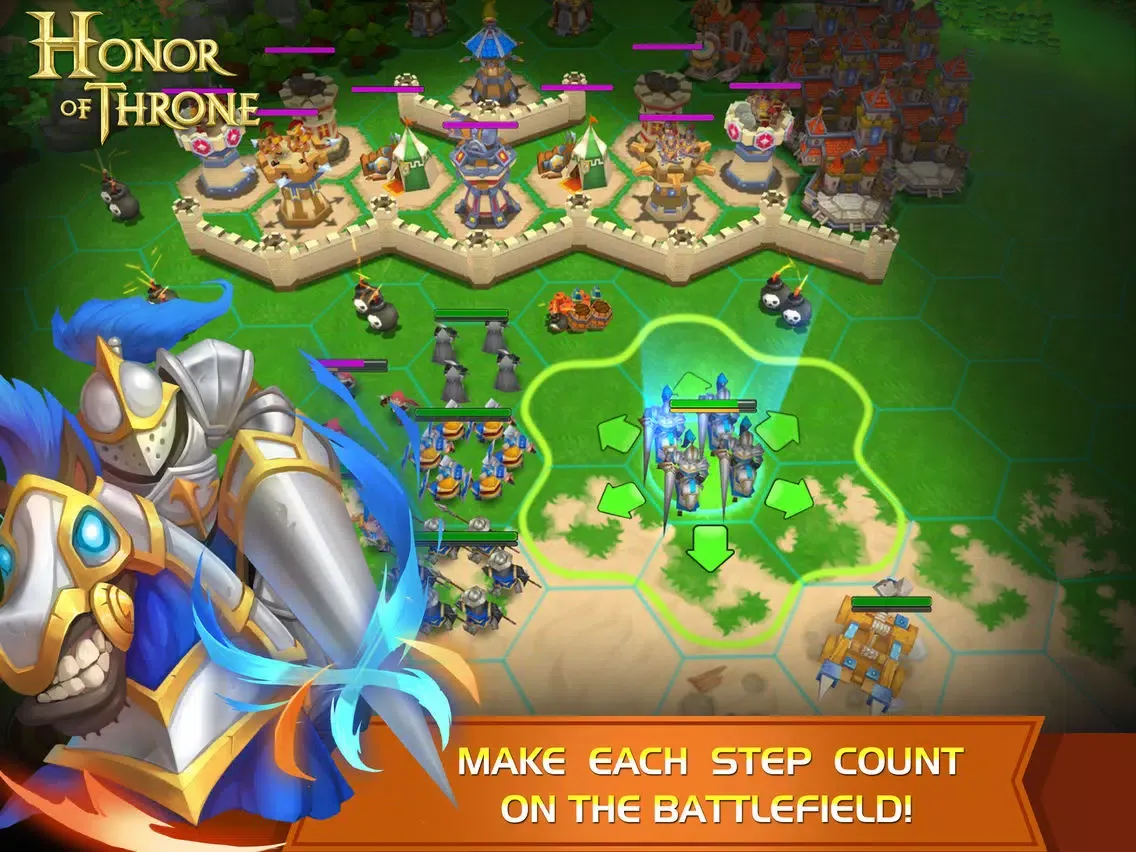 Zrzuty ekranu Honor of Throne iPad 