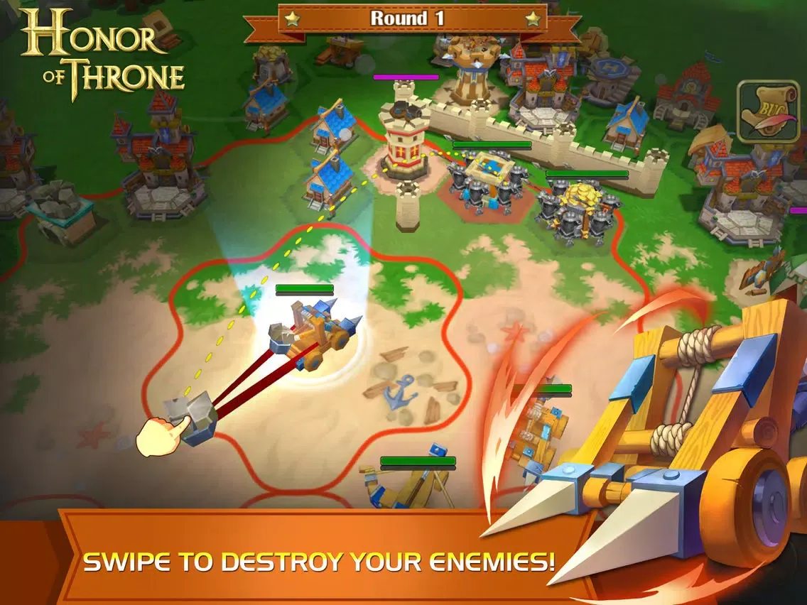 Zrzuty ekranu Honor of Throne iPad 