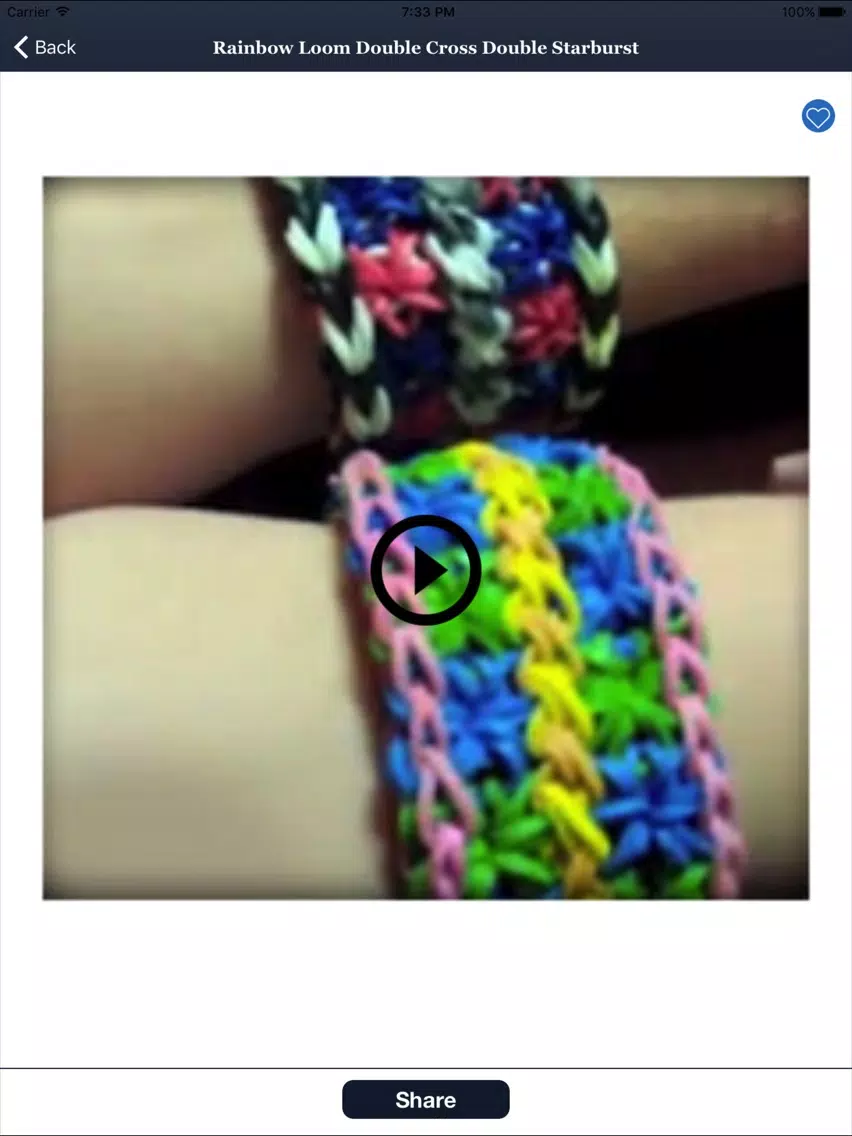 Rainbow Loom Patterns iPad  Ekran Görüntüleri