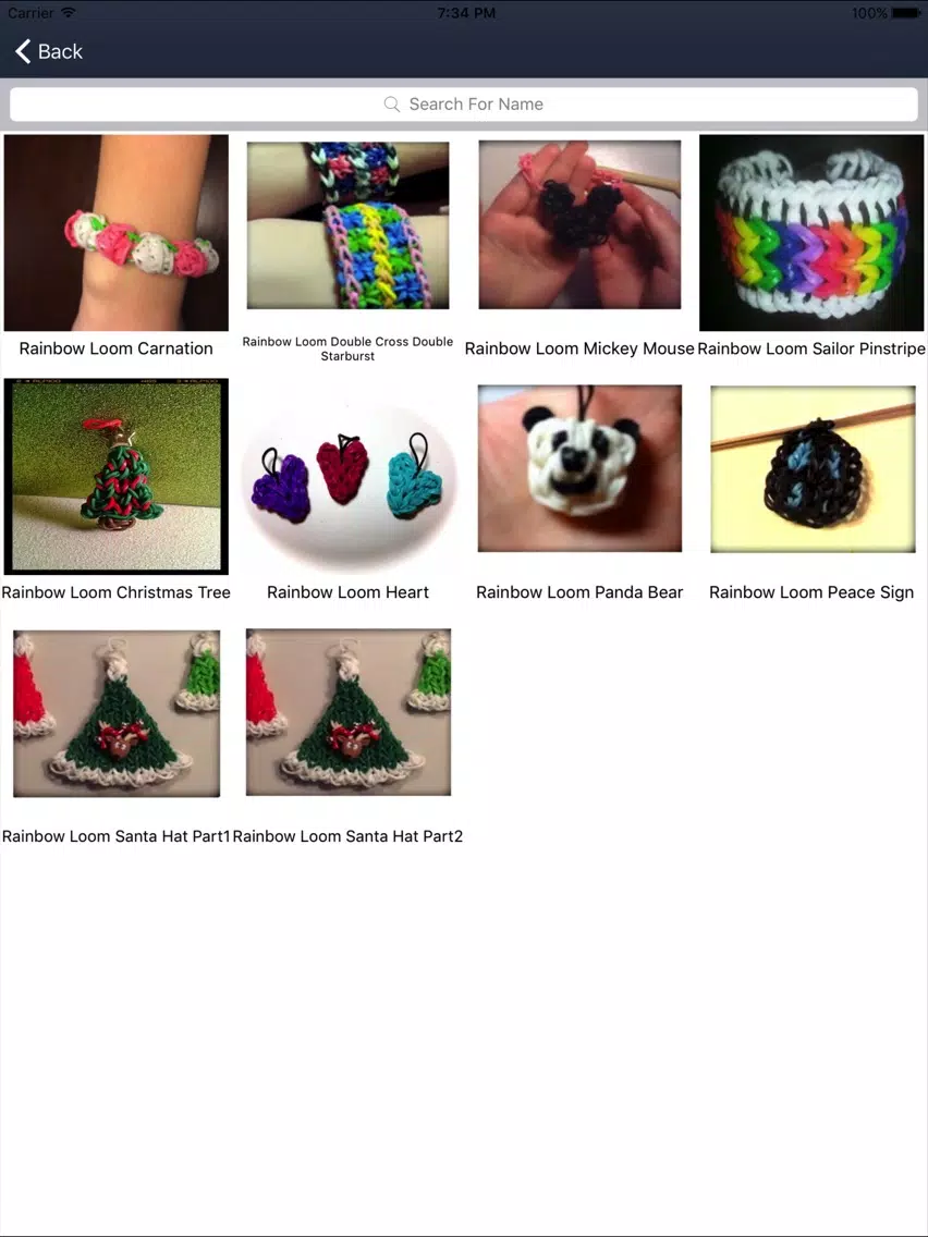Rainbow Loom Patterns iPad  Ekran Görüntüleri