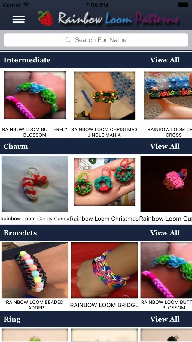 Rainbow Loom Patterns Ekran Görüntüleri