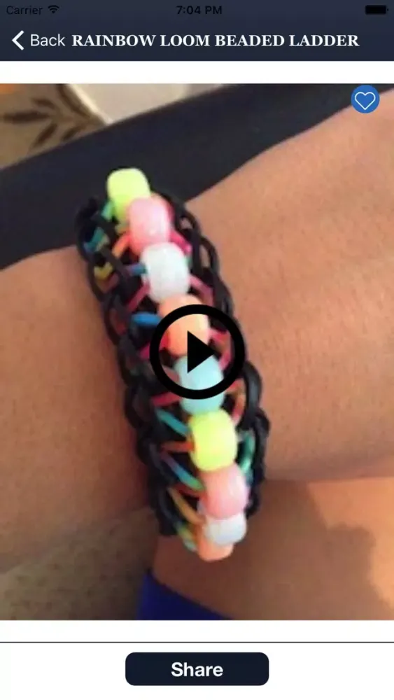 Rainbow Loom Patterns स्क्रीनशॉट