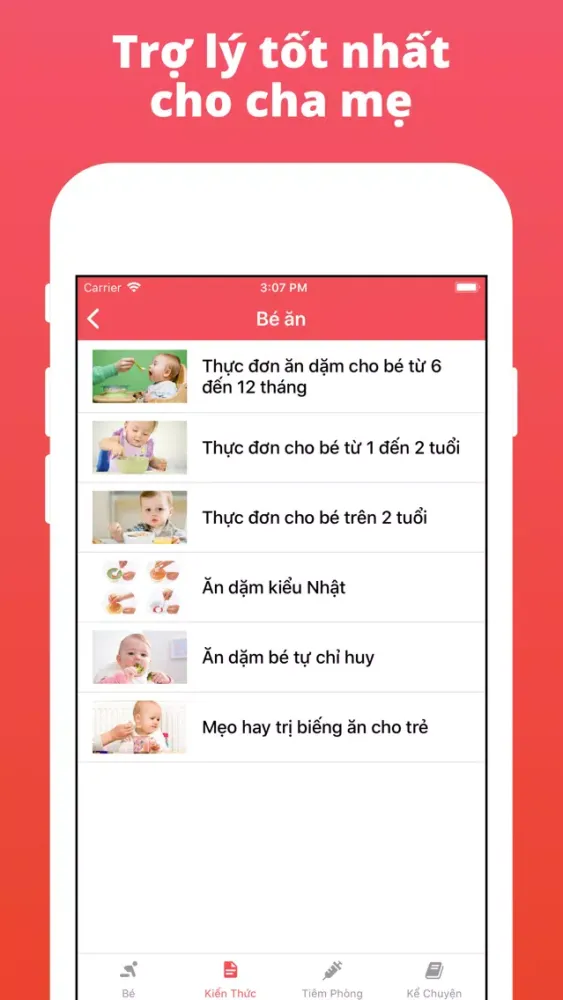Tangkapan skrin Baby Care - Chăm Sóc Bé Yêu