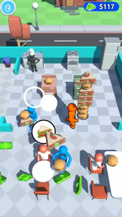 Capturas de tela do Please Burger 3D