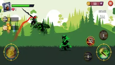 Captures d'écran de Shadow Hustle - Stickman Run