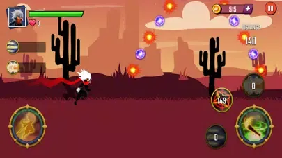 Captures d'écran de Shadow Hustle - Stickman Run