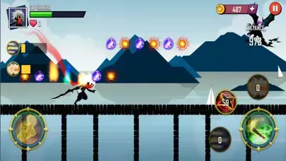 Captures d'écran de Shadow Hustle - Stickman Run