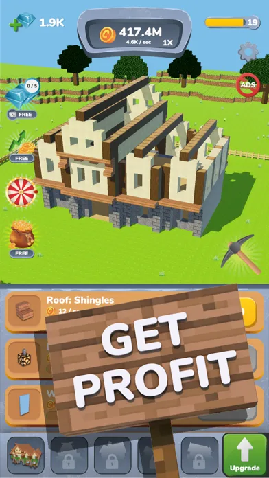 Zrzuty ekranu House Craft 3D