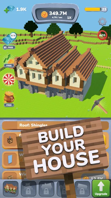 Zrzuty ekranu House Craft 3D